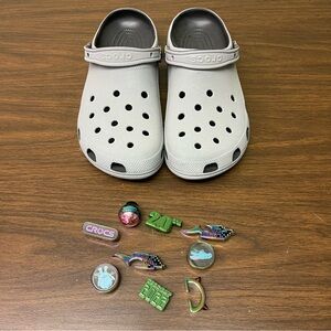 CROCS X CROC DAY CROCTOBER 2022 Grey M11 with Jibbitz